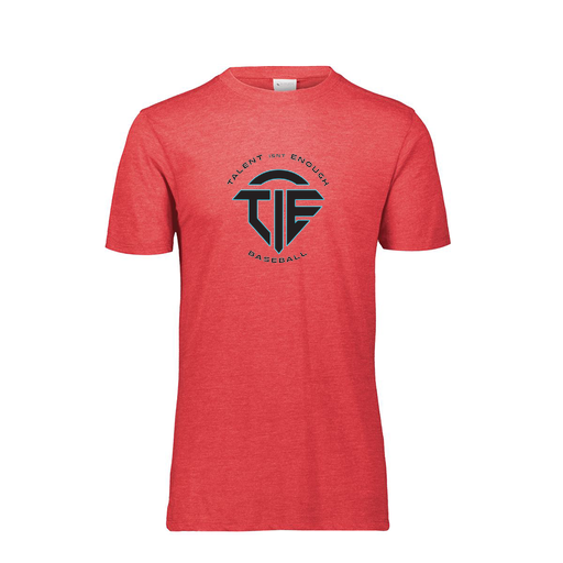 [FTSCUBRD-AS-LOGO1] Decker Men's Tri-Blend T-Shirt - Short Sleeve (Adult S, Red)