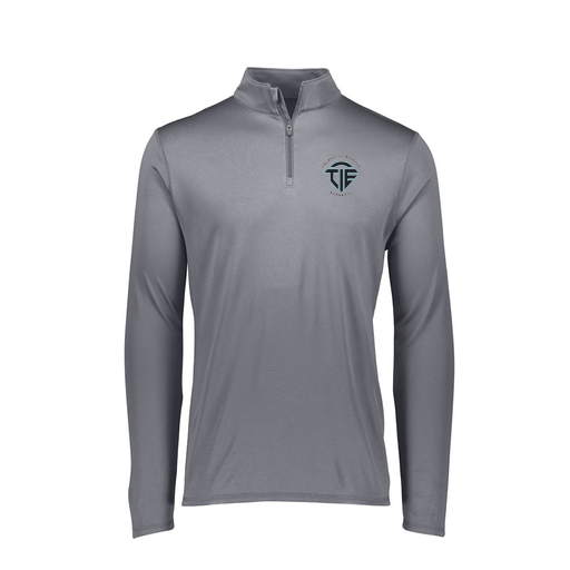 [FTLQFLGY-FAXS-LOGO1] Decker Women's Flex-Lite 1/4 Zip Shirt (Female Adult XS, Gray)