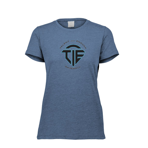 [FTSCUBNV-FAXS-LOGO1] Decker Women's Tri-Blend T-Shirt - Short Sleeve (Female Adult XS, Navy)
