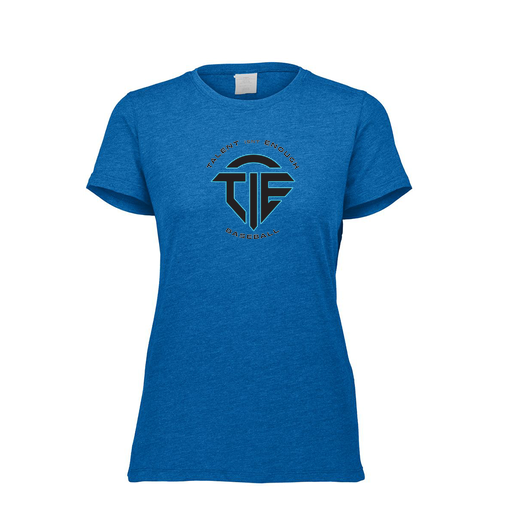 [FTSCUBRY-FAXS-LOGO1] Decker Women's Tri-Blend T-Shirt - Short Sleeve (Female Adult XS, Royal)