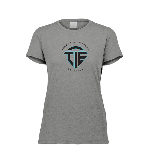 [FTSCUBGY-FAXS-LOGO1] Decker Women's Tri-Blend T-Shirt - Short Sleeve (Female Adult XS, Gray)