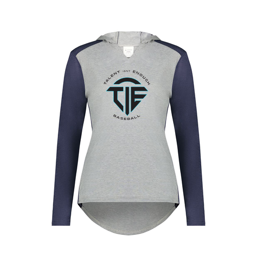 [6902.29V.XS-LOGO1] Ladies Vintage Hoodie (Female Adult XS, Navy)