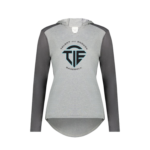 [6902.30V.XS-LOGO1] Ladies Vintage Hoodie (Female Adult XS, Gray)