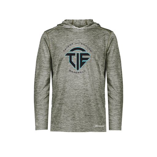 [FOLHCGGY-AS-LOGO1] Decker Men's Charge Hoodie (Adult S, Gray)