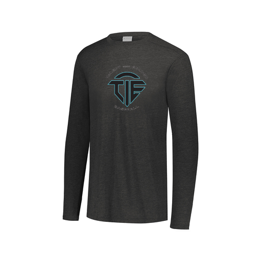 [FTLCUBBK-AXS-LOGO1] Decker Men's Tri-Blend T-Shirt - Long Sleeve (Adult XS, Black)