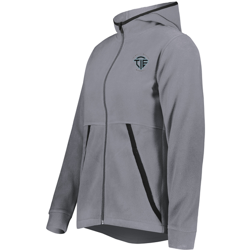 [6860.059.XS-LOGO1] Ladies Chill Full Zip Fleece (Female Adult XS, Gray)