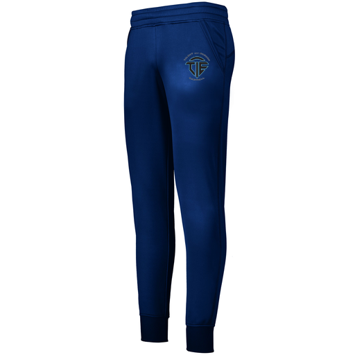 [5568.065.XS-LOGO1] Ladies Performance Jogger (Female Adult XS, Navy)